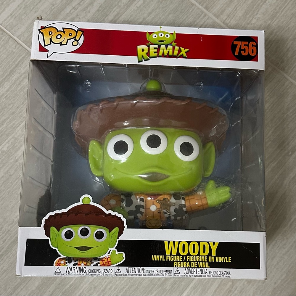Funko Pop Remix Woody Vinyl Figure